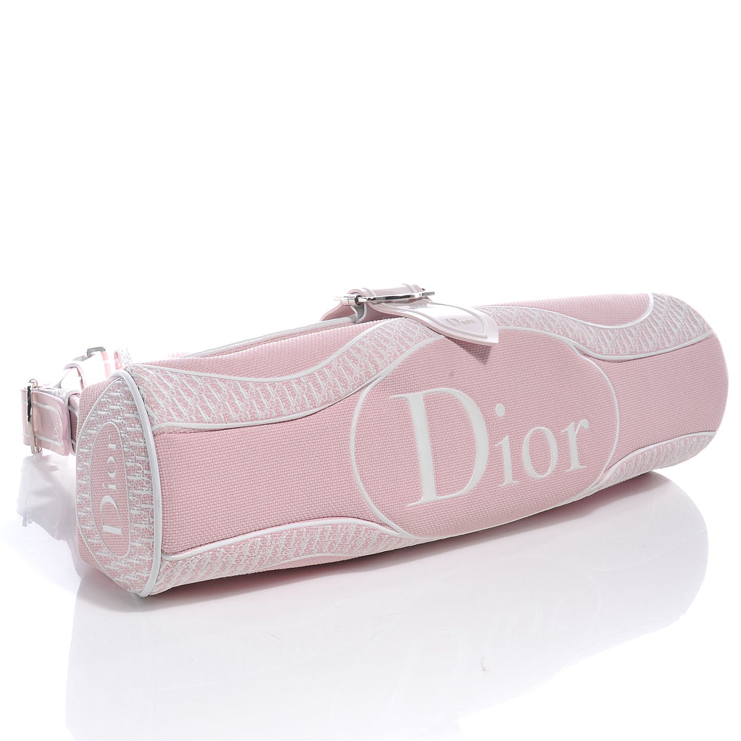 Canvas and Rubber Pink Bag