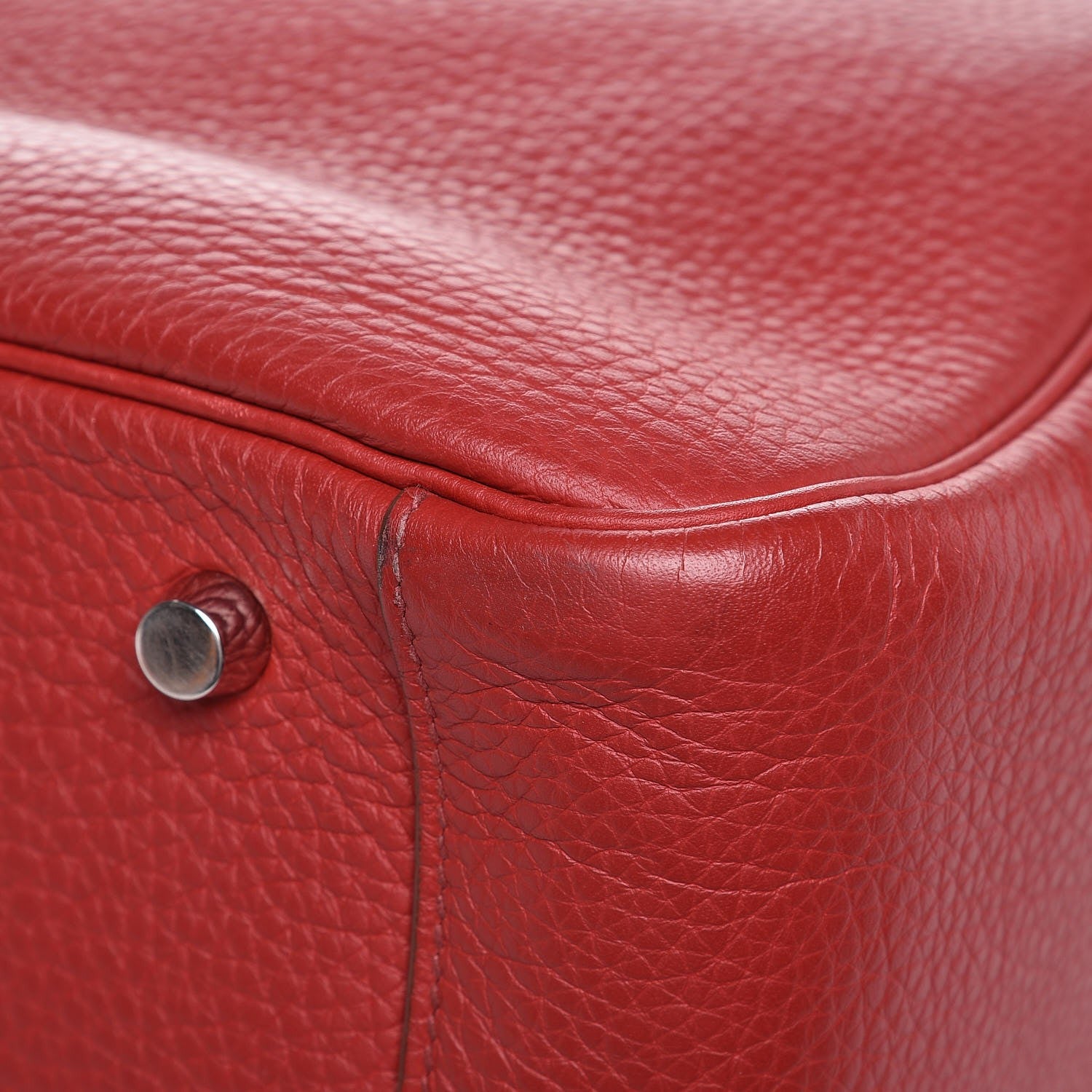 Hermes Taurillon Clemence Lindy 34 Rouge Garance 12 of 13