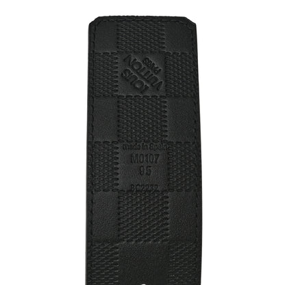 Louis Vuitton Damier Graphite Damier Infini 40mm LV Initiales Reversible Belt 95 38 Black 7 of 8