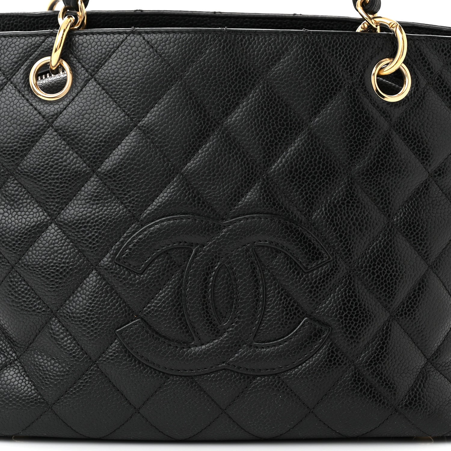 Chanel Caviar Quilted Petit Timeless Tote PTT Black 8 of 14