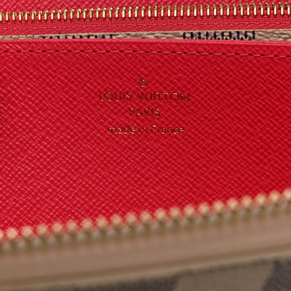 Louis Vuitton Damier Azur 2023 Christmas Animation Sailing Vivienne Zippy Wallet Dragon Fruit Pink 6 of 7