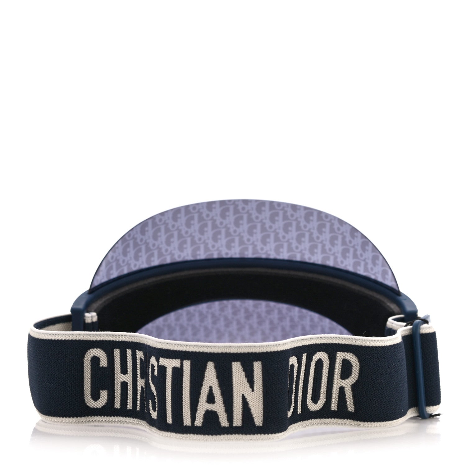 Christian Dior Oblique DiorClub V1U Sun Visor Blue 3 of 4