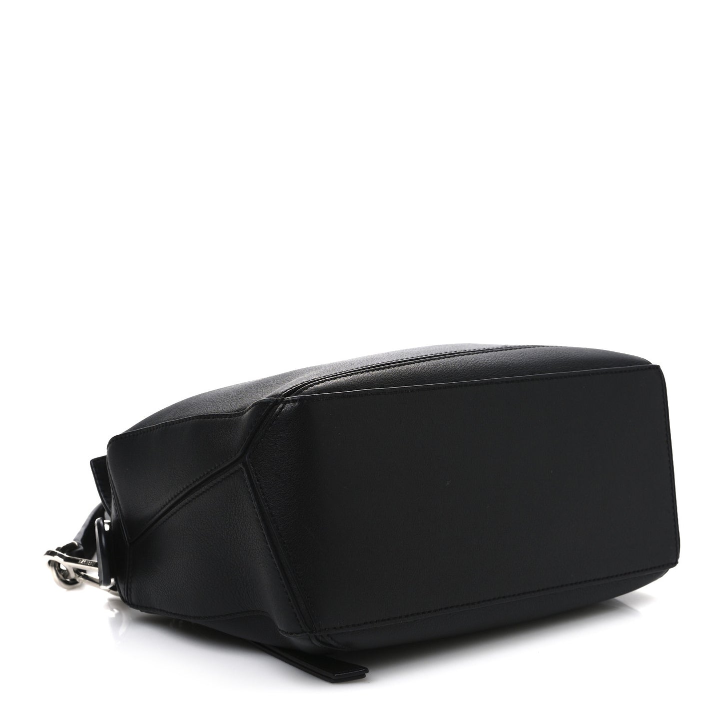 Calfskin Small Puzzle Bag Black