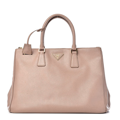 Prada Saffiano Large Galleria Double Zip Tote Cammeo 1 of 13