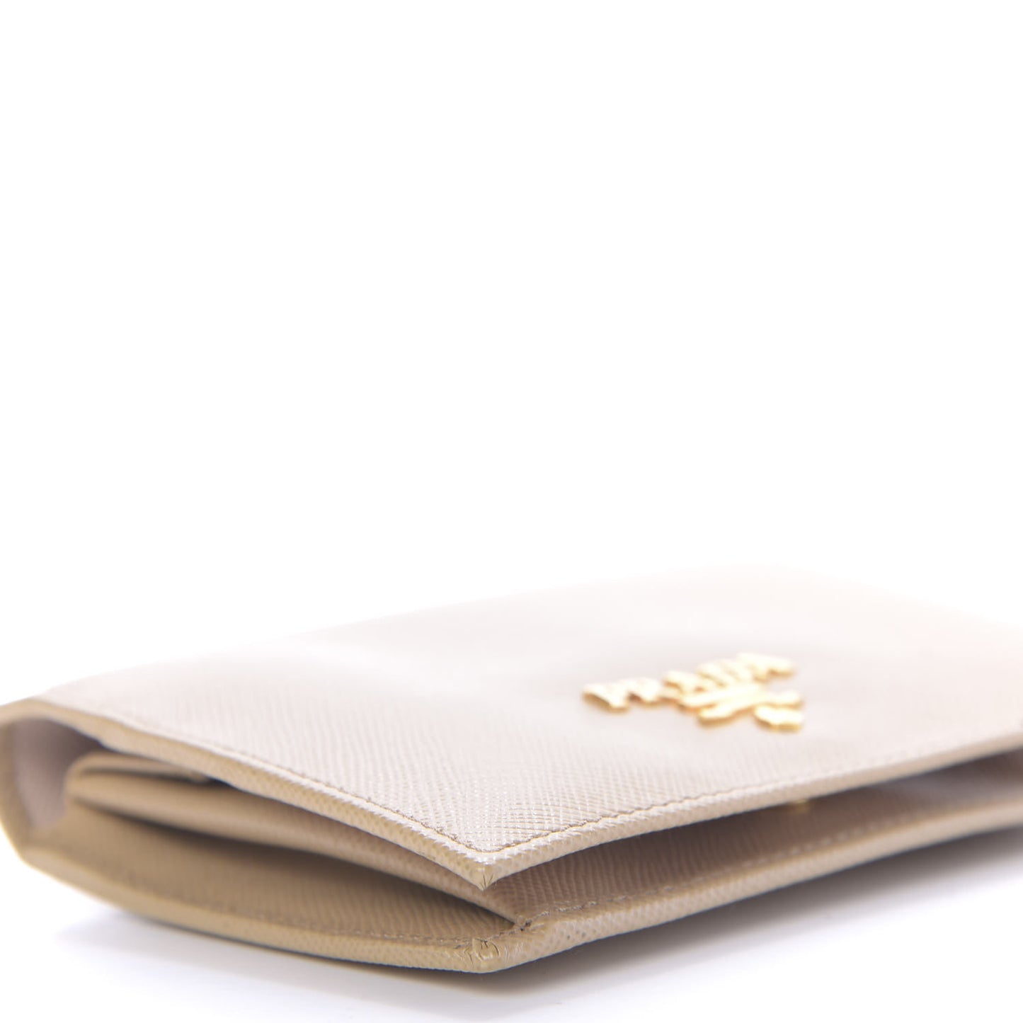 Saffiano Multicolor Compact Wallet Sabbia Cammeo Orchidea