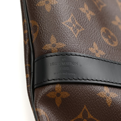 Louis Vuitton Monogram Macassar Keepall Bandouliere 55 7 of 13