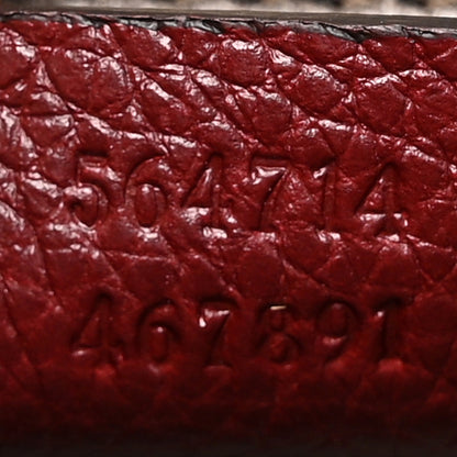 Gucci Grainy Calfskin Medium Zumi Top Handle Bag Vintage Bordeaux 8 of 12
