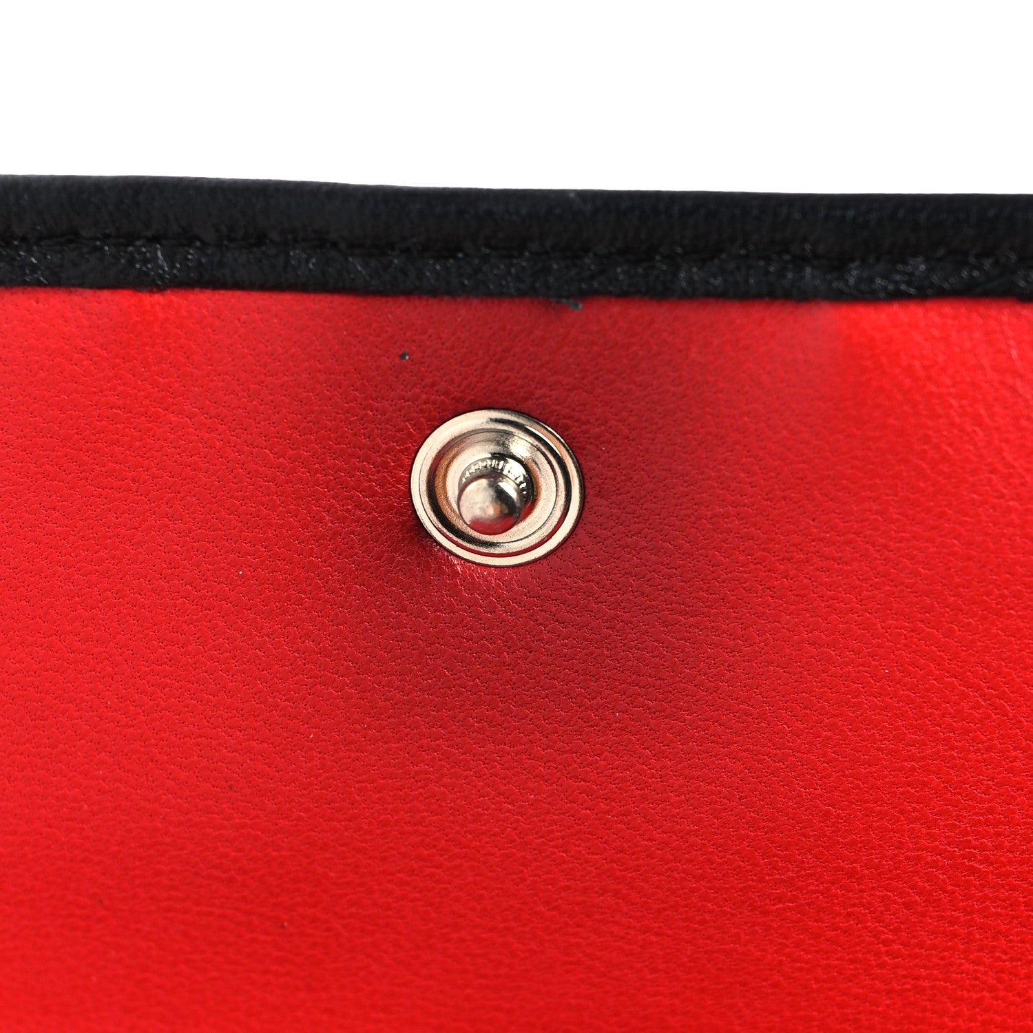 Christian Louboutin Calfskin Spiked Bi-Fold Wallet Black 10 of 11