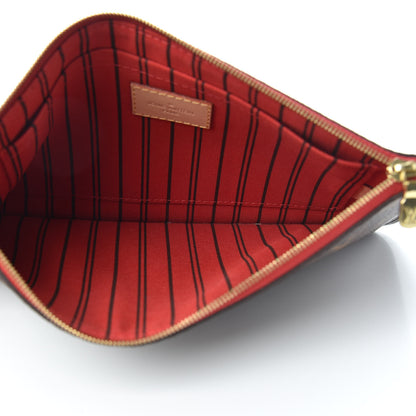 Louis Vuitton Monogram Neverfull MM GM Pochette Cherry 5 of 9