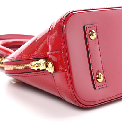 Louis Vuitton Vernis Alma BB Cherry 8 of 9