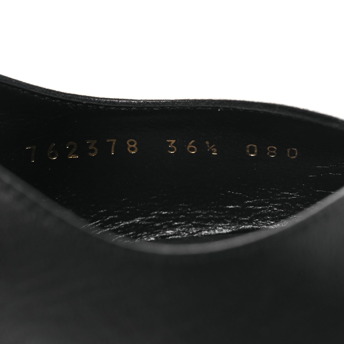 Calfskin Slingback Pumps 36.5 Black
