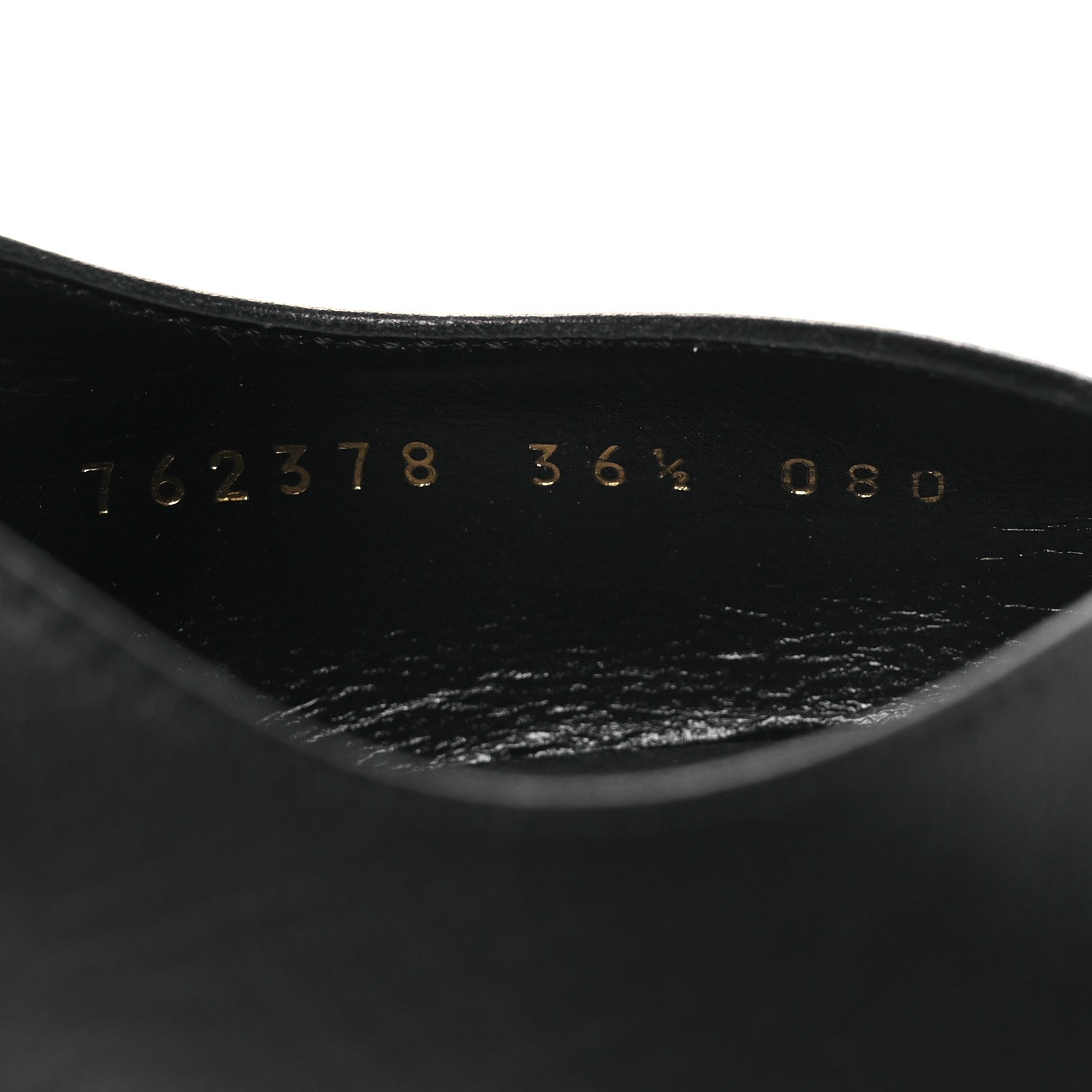 Gucci Calfskin Slingback Pumps 36.5 Black 10 of 11