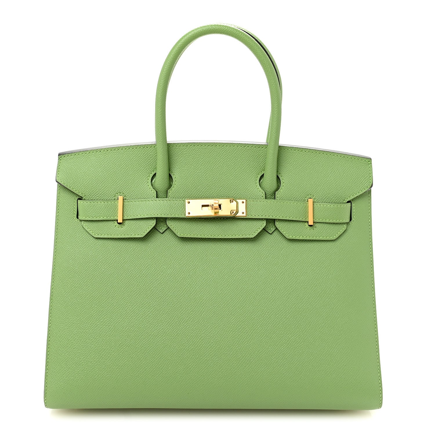 Hermes Epsom Sellier Birkin 30 Vert Criquet 1 of 10