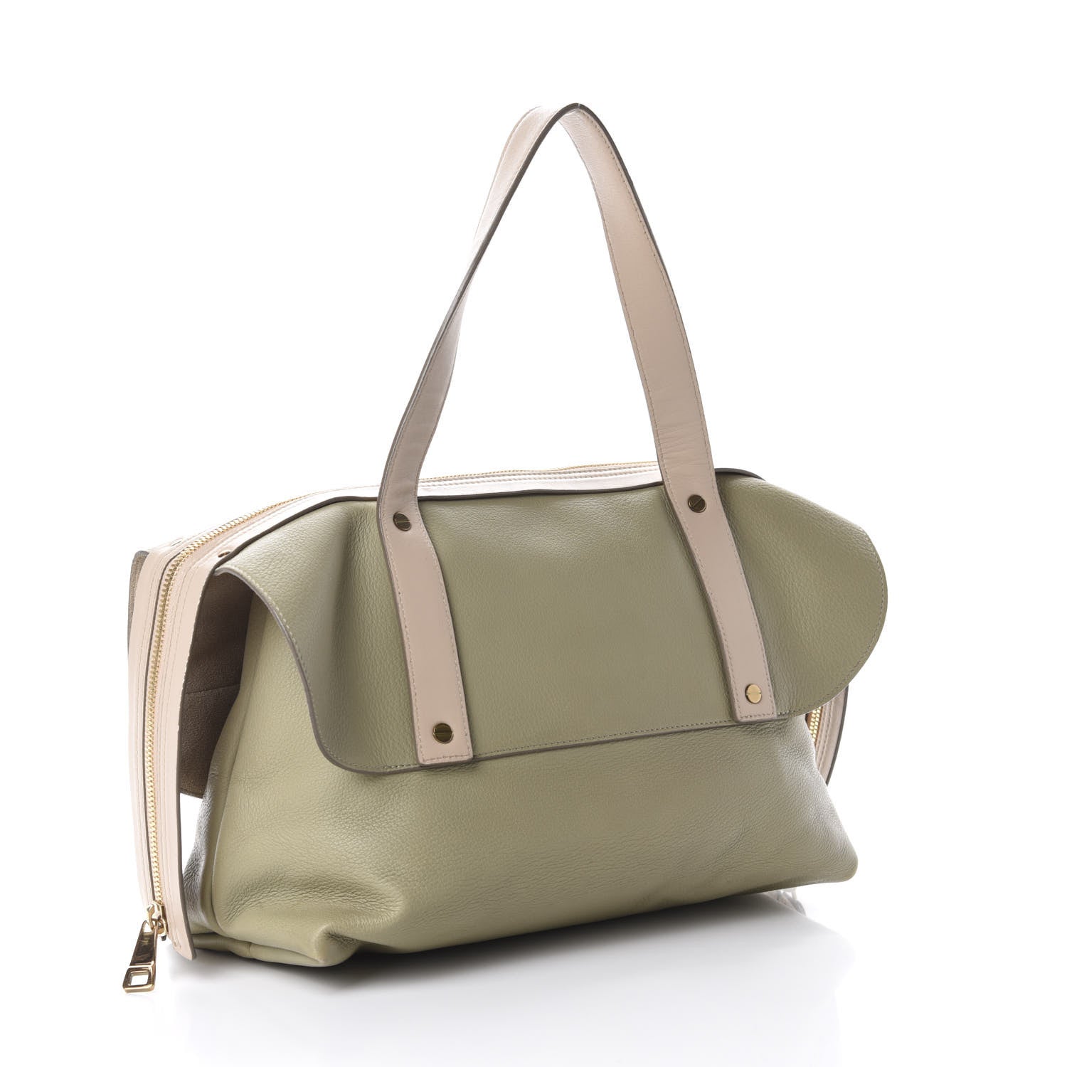 Chloe Deerskin Medium Dalston Green Beige 3 of 11