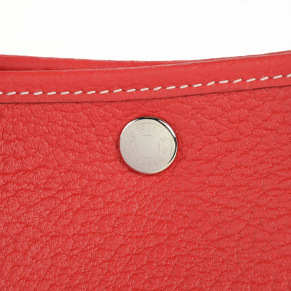 Hermes Vache Country Garden Party TPM 30 Rouge Casaque 6 of 20