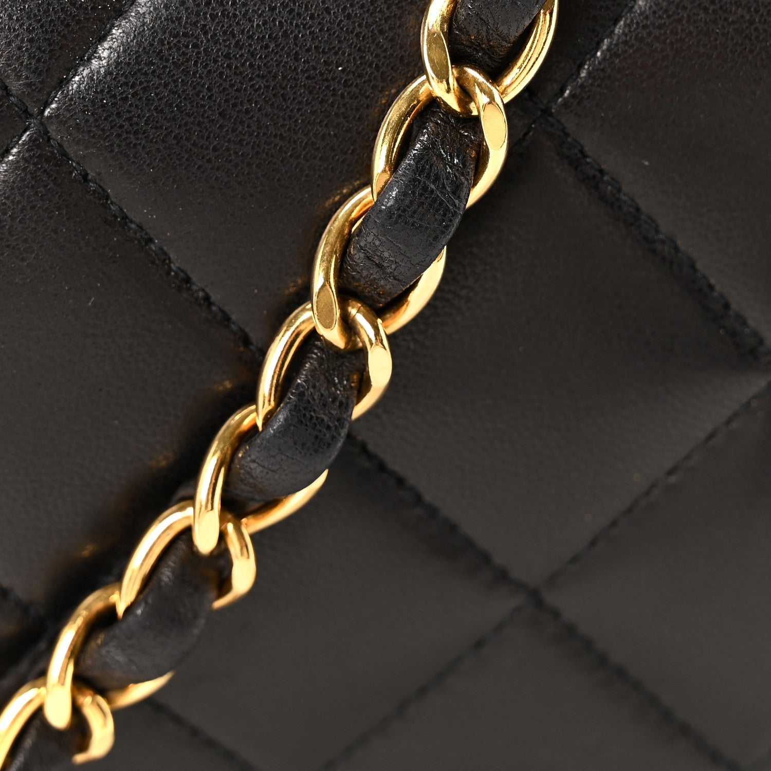 Chanel Lambskin Quilted Medium Single Flap Black 16 of 16