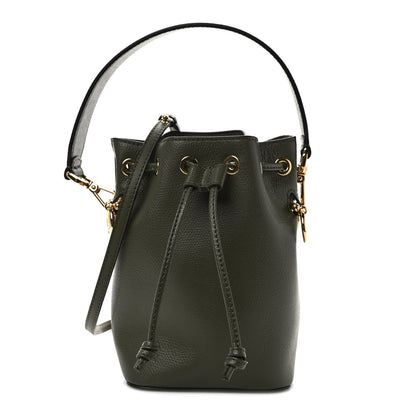 Fendi Vitello Cruise F is Fendi Mini Mon Tresor Bucket Bag Asparago 1 of 9