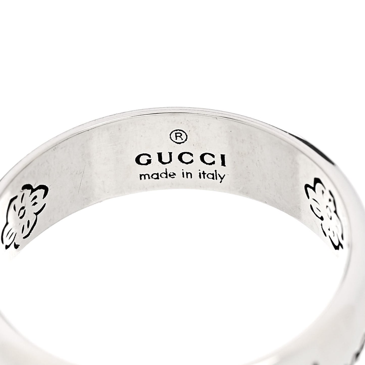 Sterling Silver Blind for Love Band Ring 50 5.5