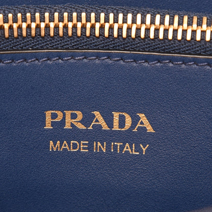 Prada Saffiano Cuir Calfskin Medium Monochrome Top Handle Tote Bluette 8 of 11