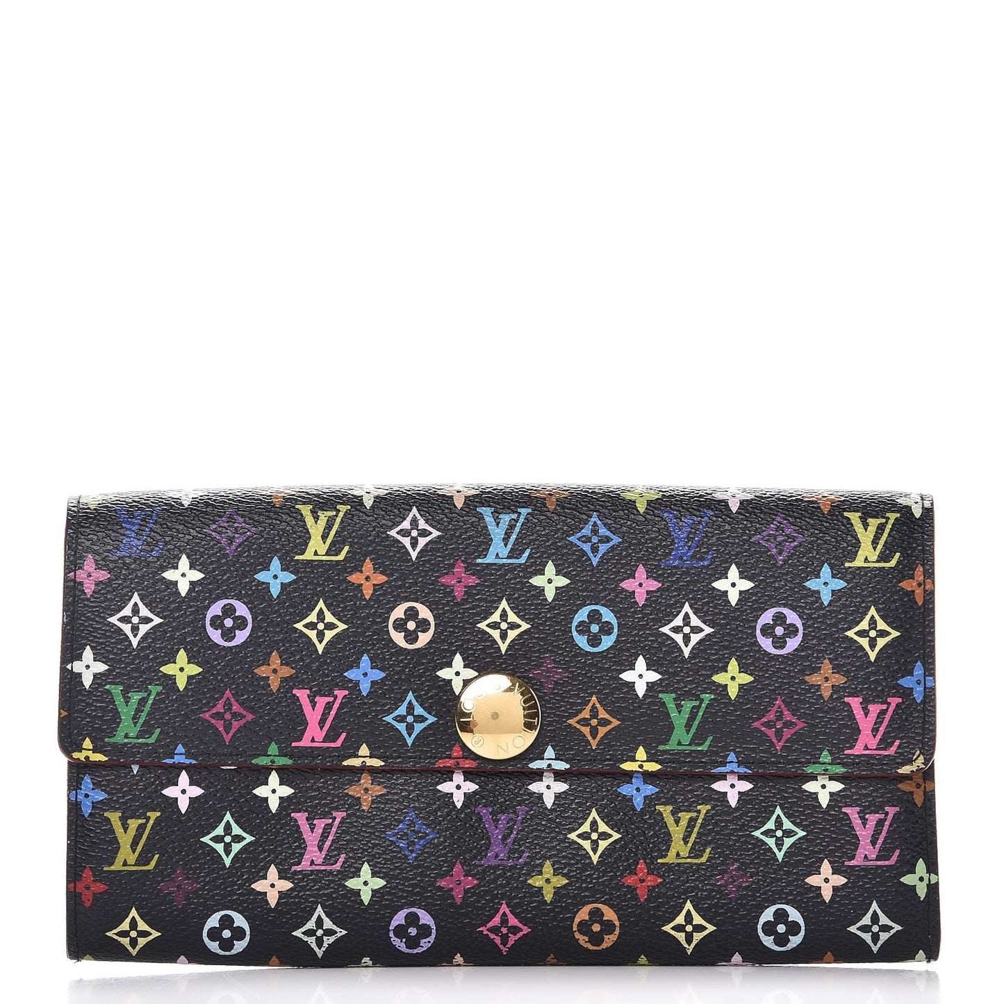 Monogram Multicolor Sarah Wallet Black