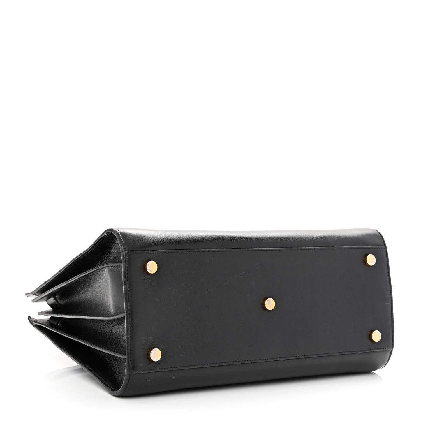 Smooth Calfskin Small Sac De Jour Black