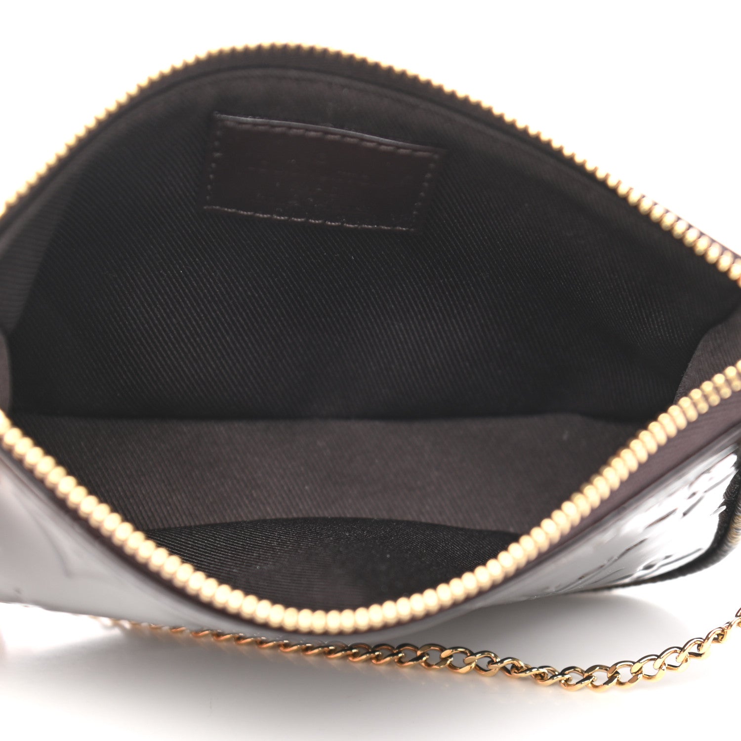 Louis Vuitton Vernis Monogram Mini Pochette Accessories Amarante 5 of 7