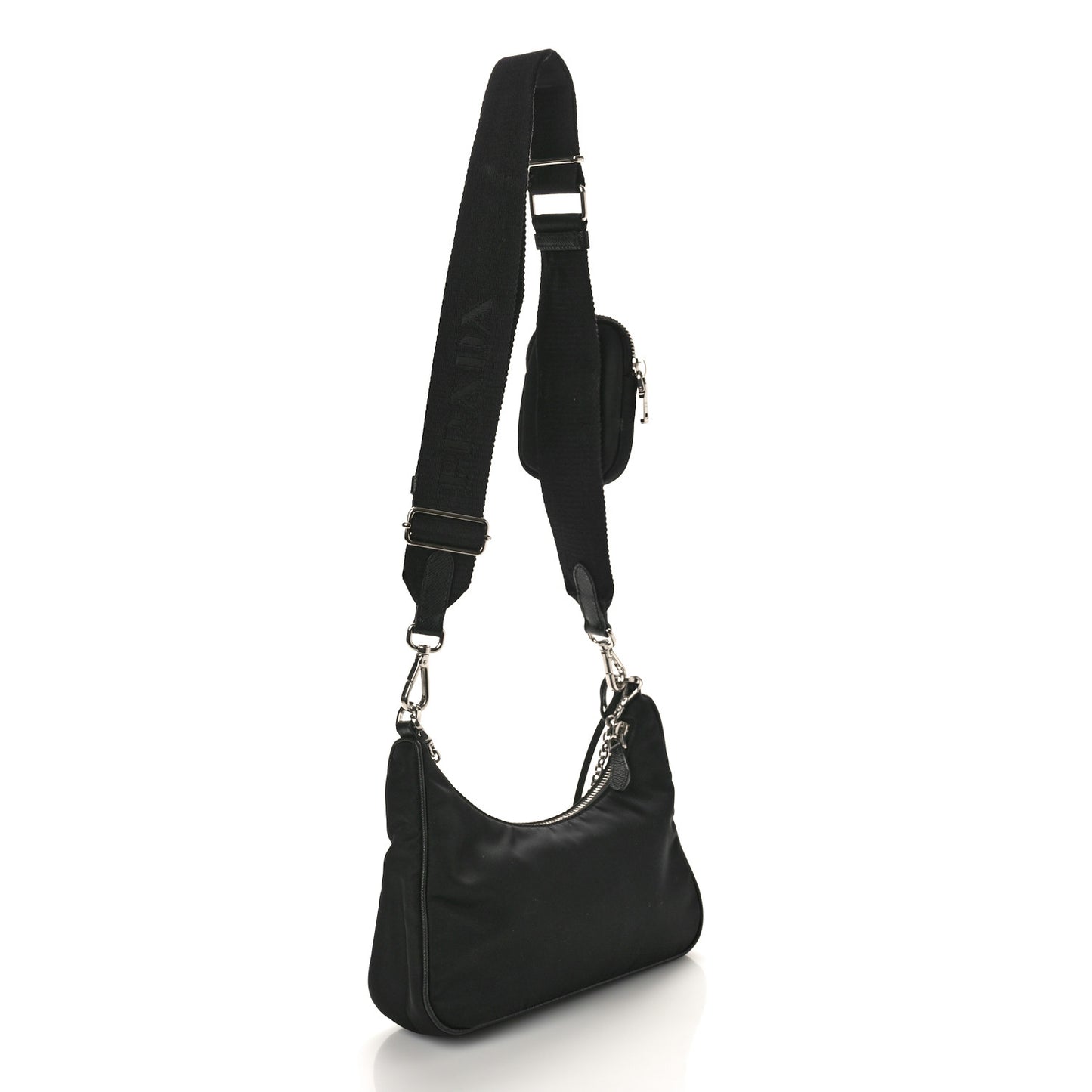 Nylon Re-Edition 2005 Shoulder Bag Black