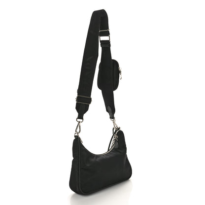 Prada Nylon Re-Edition 2005 Shoulder Bag Black 3 of 10