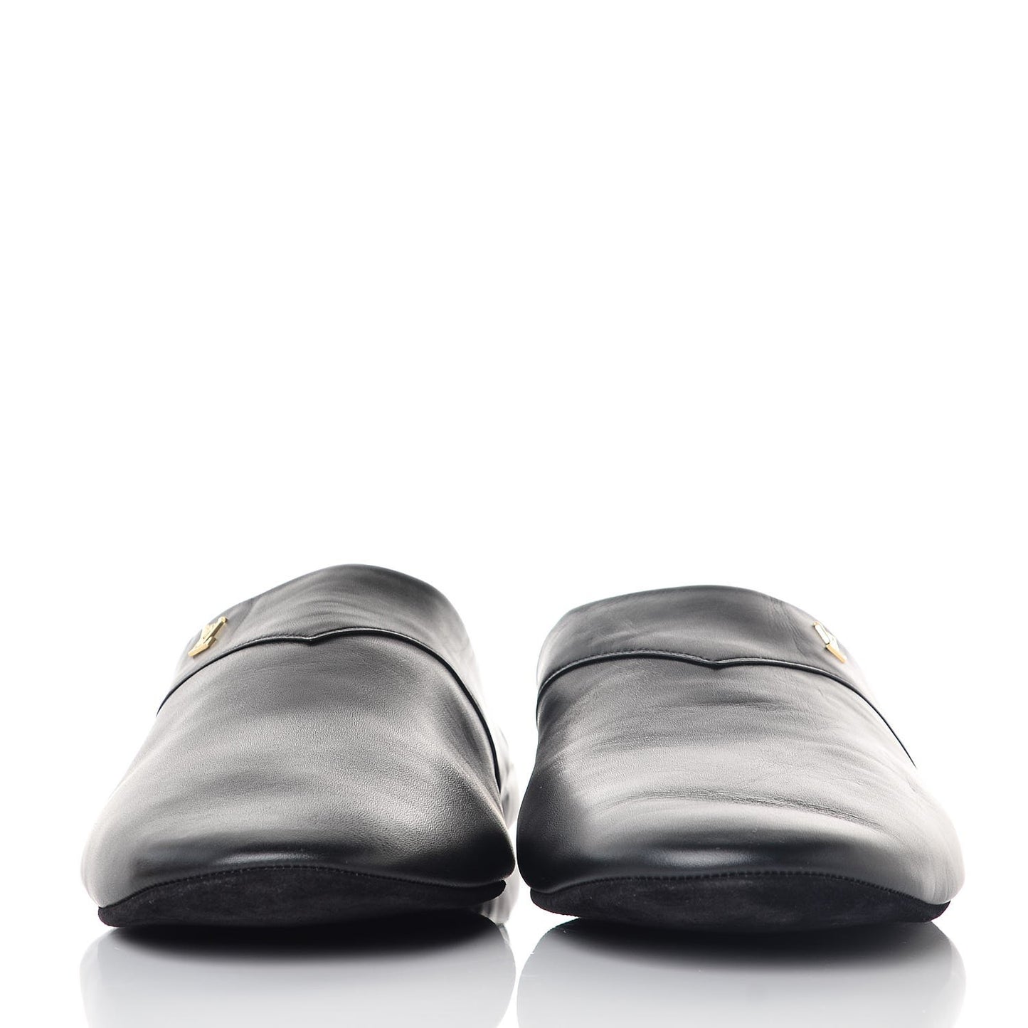 X SUPREME Lambskin Mens Hugh Slippers 9 Black
