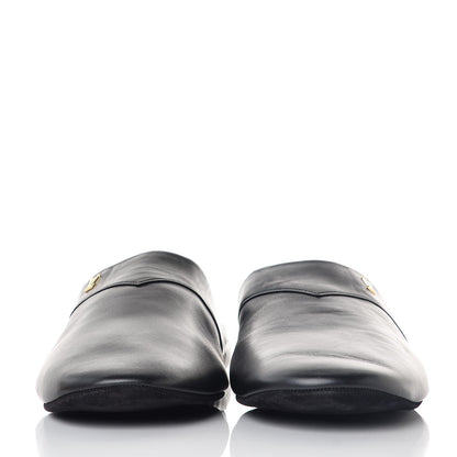 Louis Vuitton X SUPREME Lambskin Mens Hugh Slippers 9 Black 2 of 11