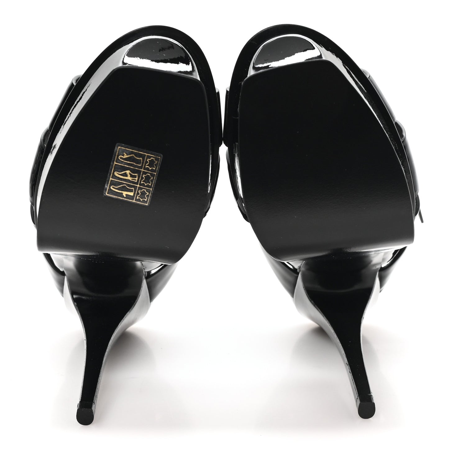 Patent Tribute 105 Platform Sandals 36 Black