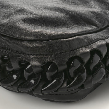 Chanel Calfskin Modern Chain Rhodoid Hobo Black 9 of 9