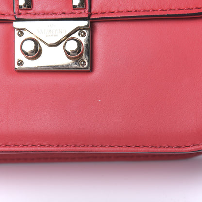 Valentino Garavani Vitello Small Glam Lock Rockstud Flap Red 10 of 11
