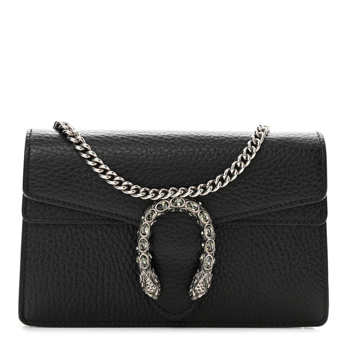 Calfskin Super Mini Dionysus Shoulder Bag Black