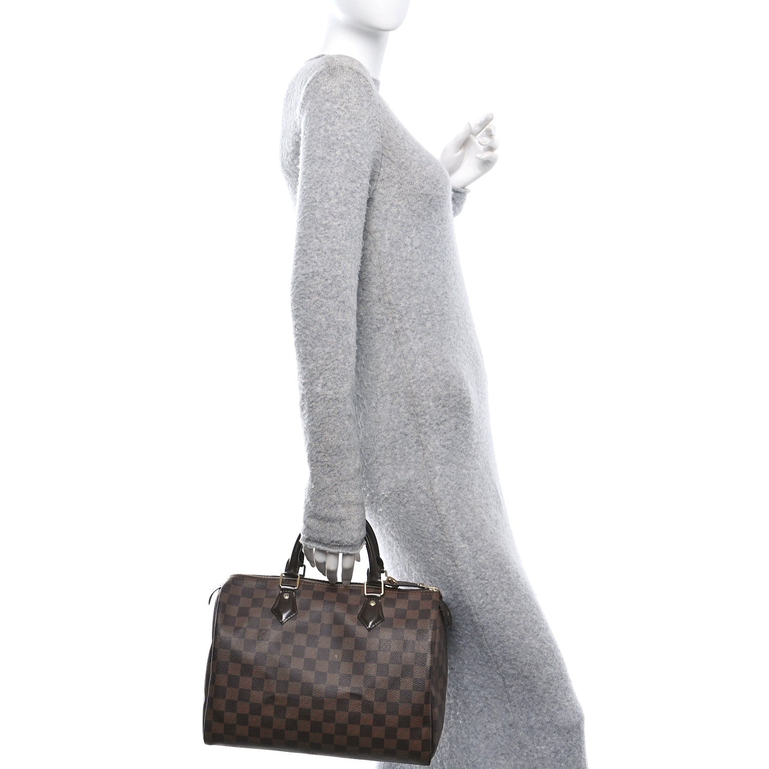 Louis Vuitton Damier Ebene Speedy 30 2 of 12