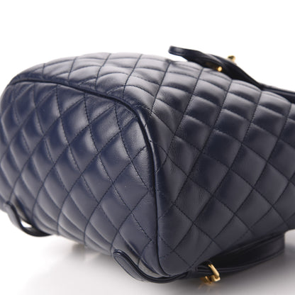 Chanel Calfskin Quilted Small Urban Spirit Backpack Navy 6 of 11