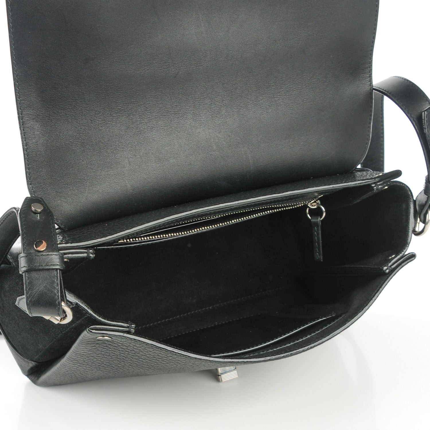 Proenza Schouler Calfskin PS Elliot Crossbody Black 6 of 8