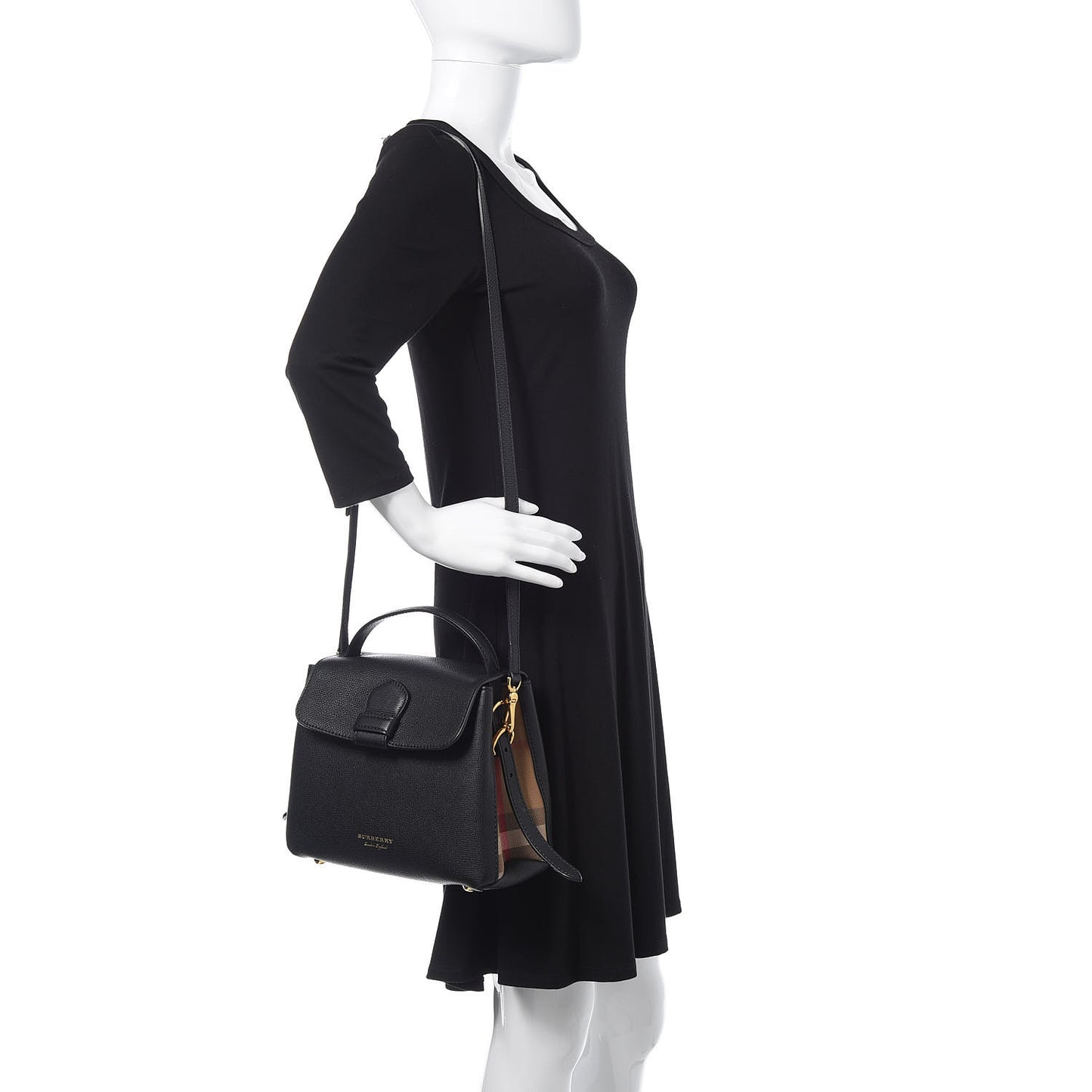 Derby Calfskin House Check Small Camberley Black