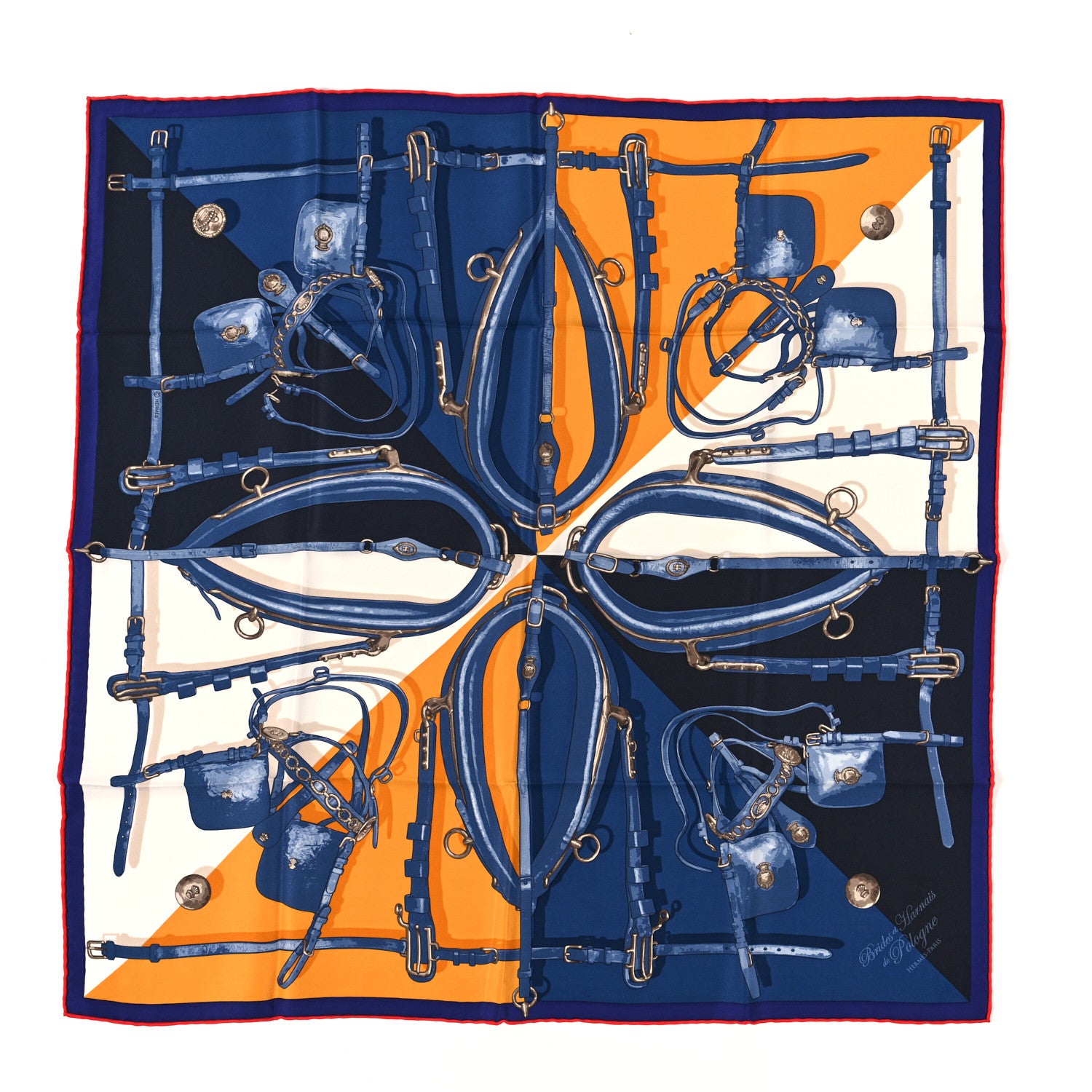 Hermes Silk Brides et Harnais de Pologne Scarf 70 1 of 3