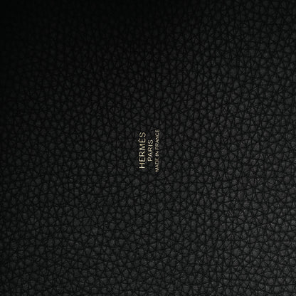 Hermes Taurillon Clemence Picotin Lock 22 MM Black 6 of 11