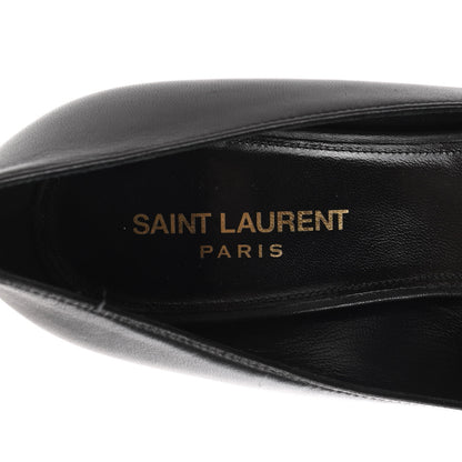 Saint Laurent Calfskin Opyum 85 Pumps 39 Black 7 of 10