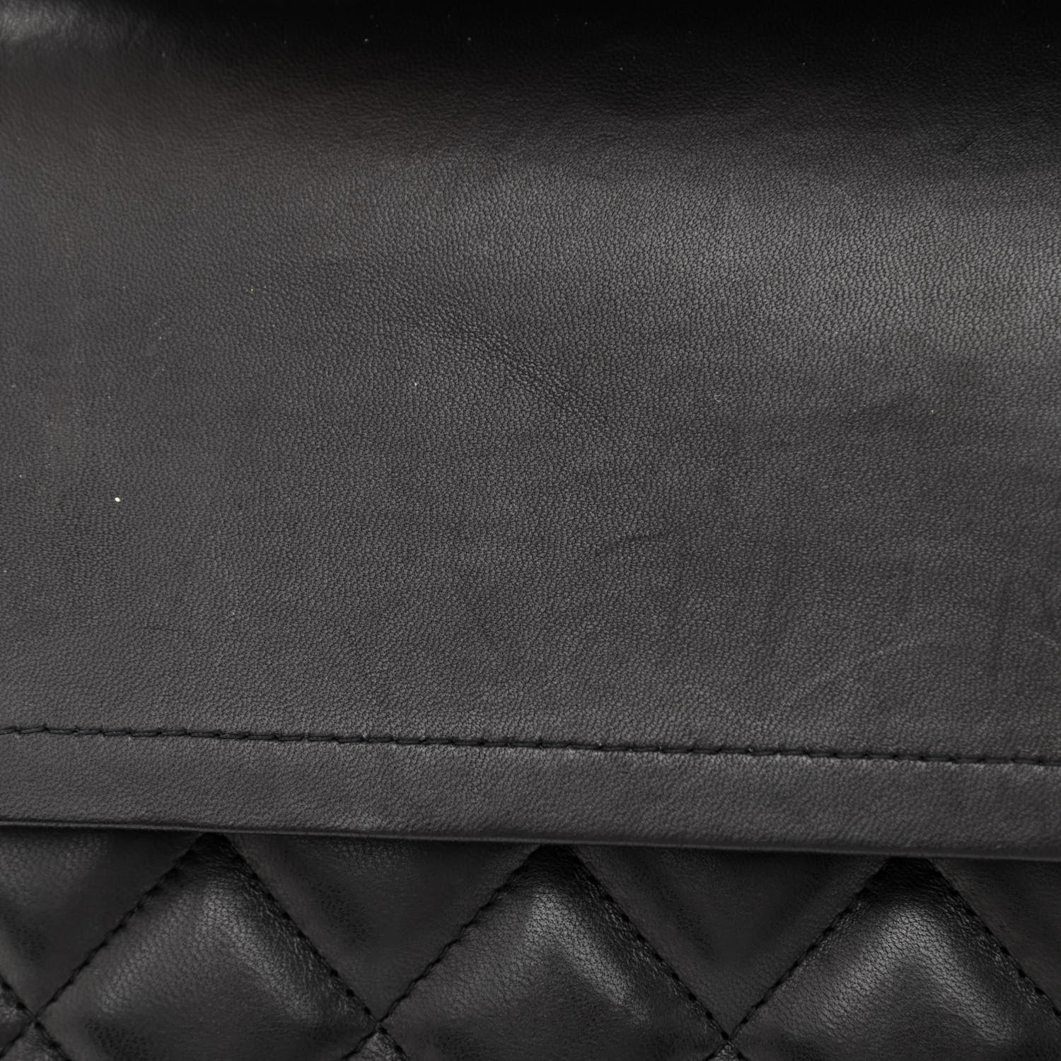 Chanel Lambskin Quilted Maxi Double Flap Black 18 of 19