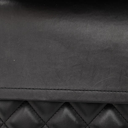Chanel Lambskin Quilted Maxi Double Flap Black 18 of 19