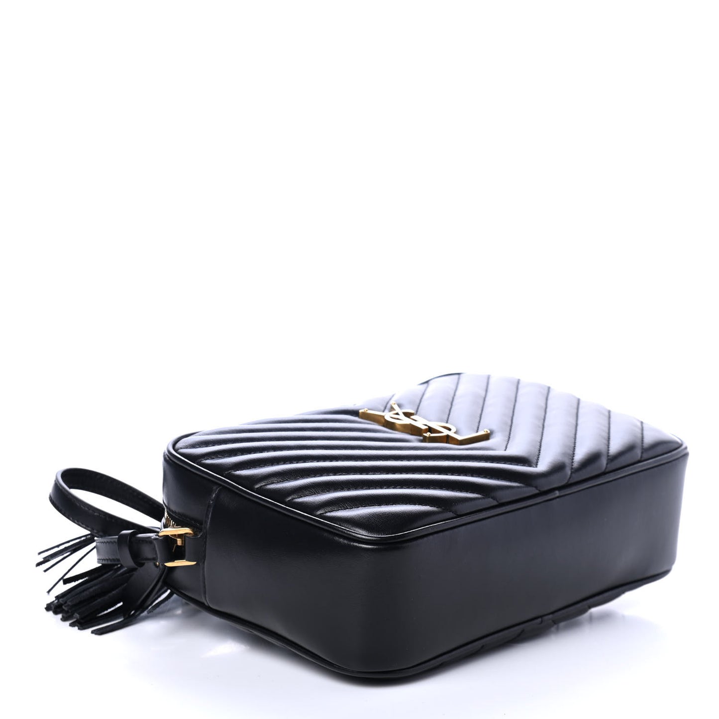 Calfskin Matelasse Monogram Lou Camera Bag Black