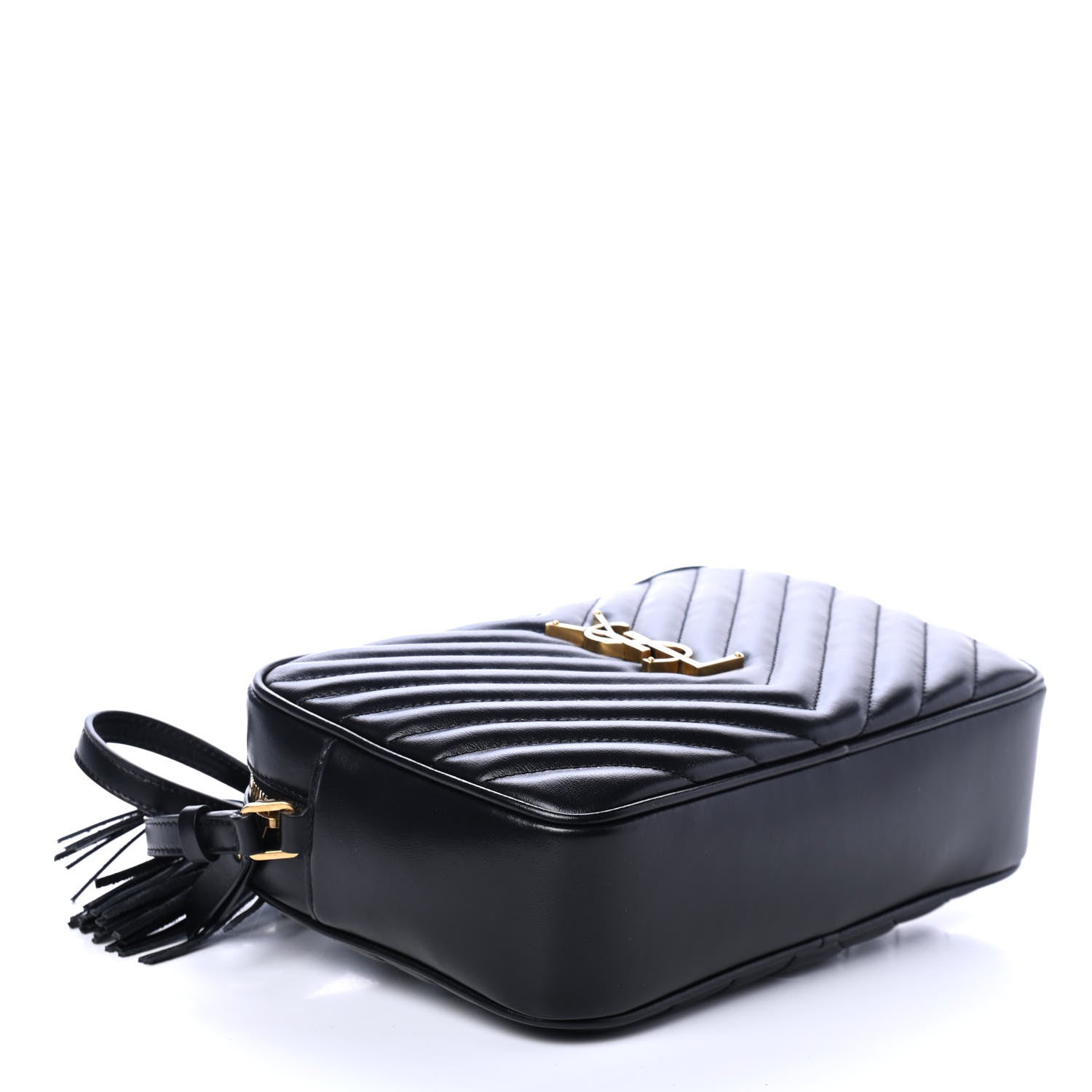 Saint Laurent Calfskin Matelasse Monogram Lou Camera Bag Black 3 of 4