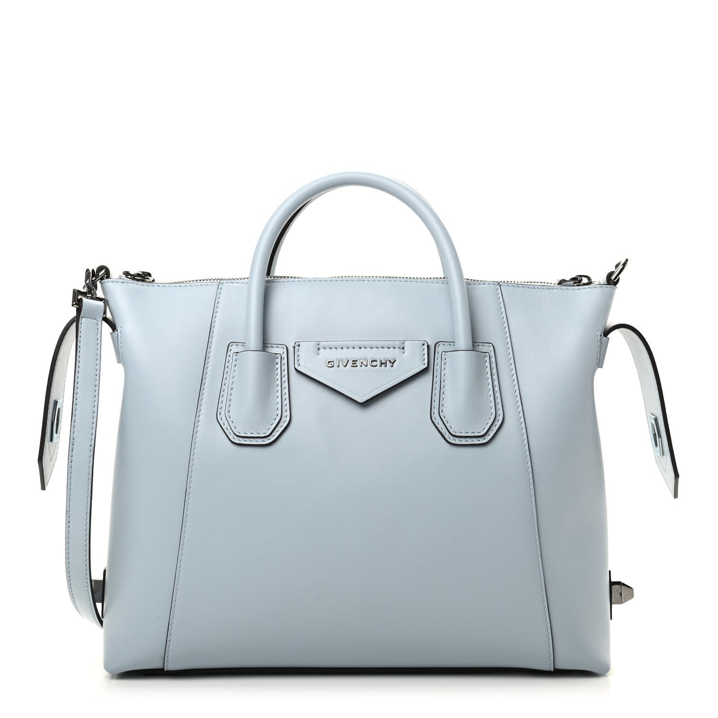 Calfskin Small Soft Antigona Blue