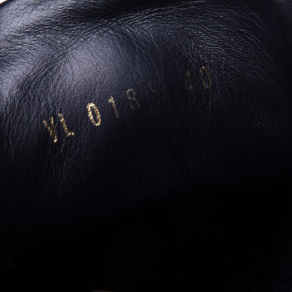 Louis Vuitton Suede Monogram Run Away Sneakers 40 Black 10 of 12
