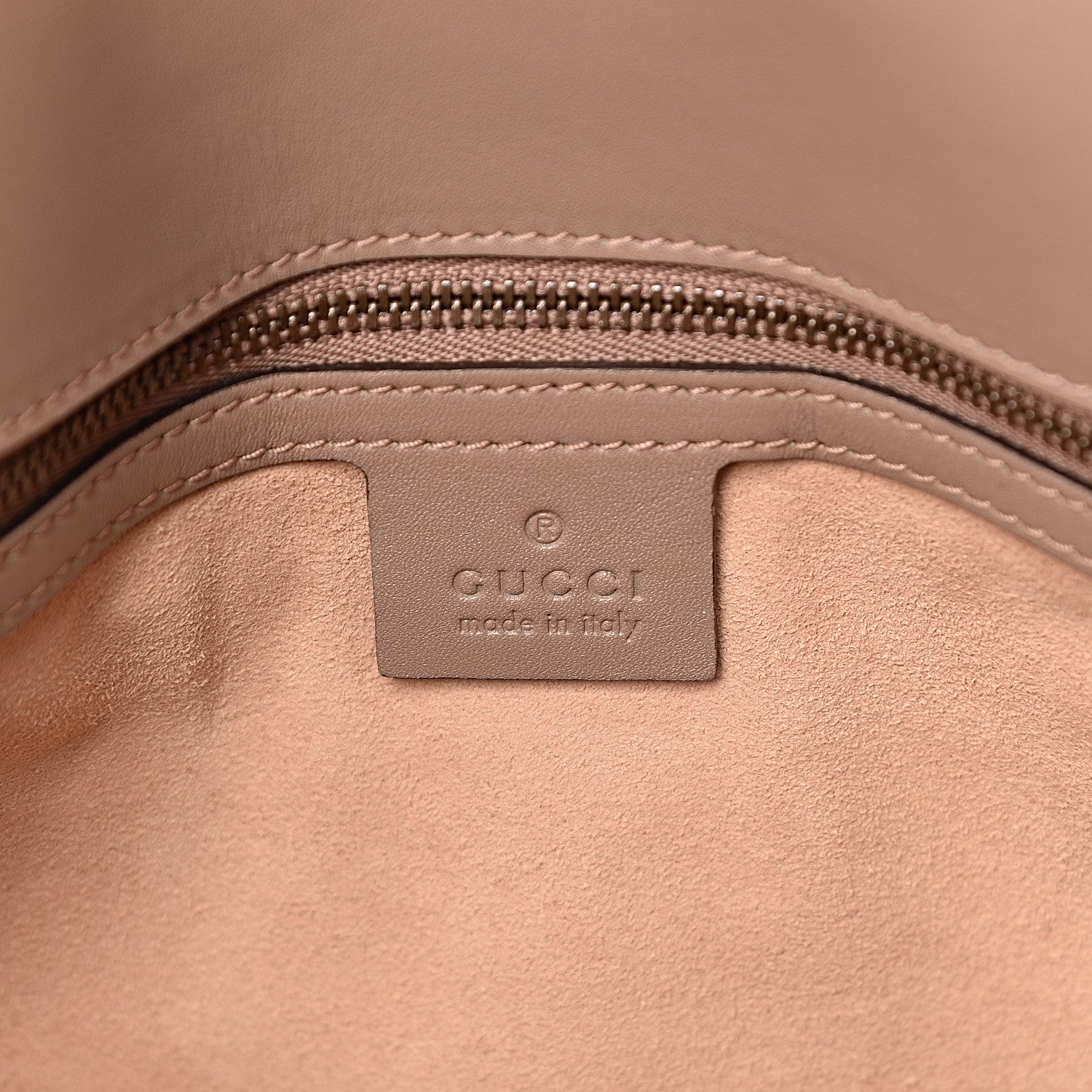 Gucci Calfskin Matelasse Medium GG Marmont Shoulder Bag Porcelain Rose 6 of 11