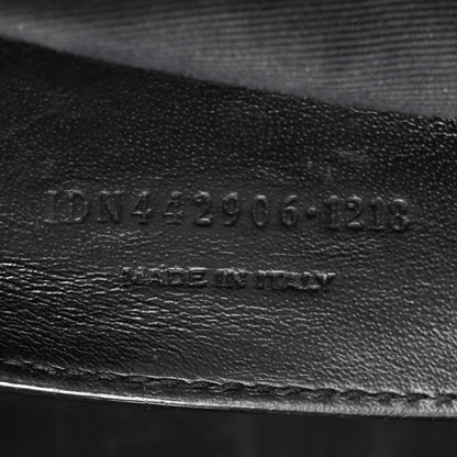 Saint Laurent Pebbled Lambskin Chevron Monogram Small Nolita Black 7 of 17