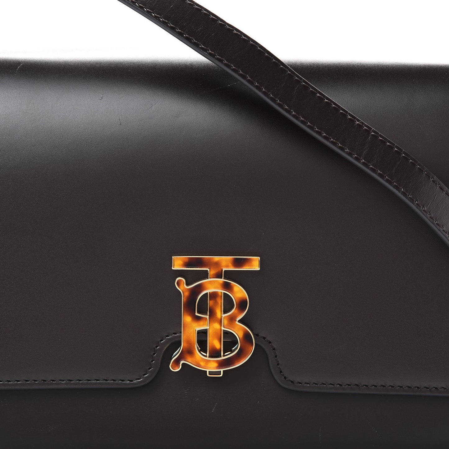 Calfskin Medium TB Bag Coffee